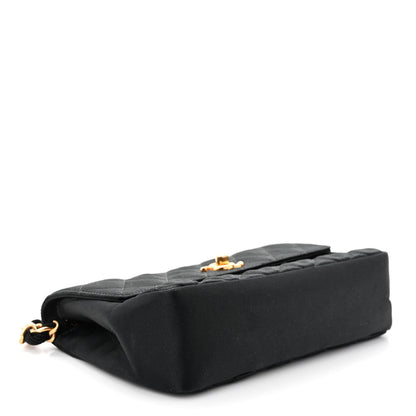 Chanel Satin Quilted Flap Black 4 of 10