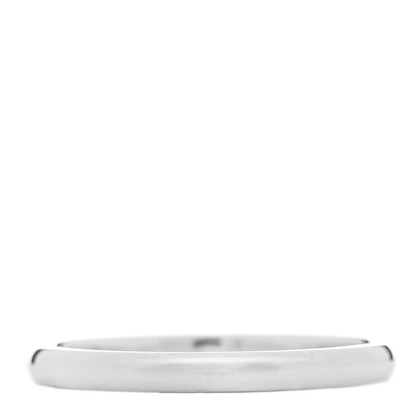 Van Cleef & Arpels Platinum 2mm Tendrement Wedding Band Ring 52 6 1 of 5
