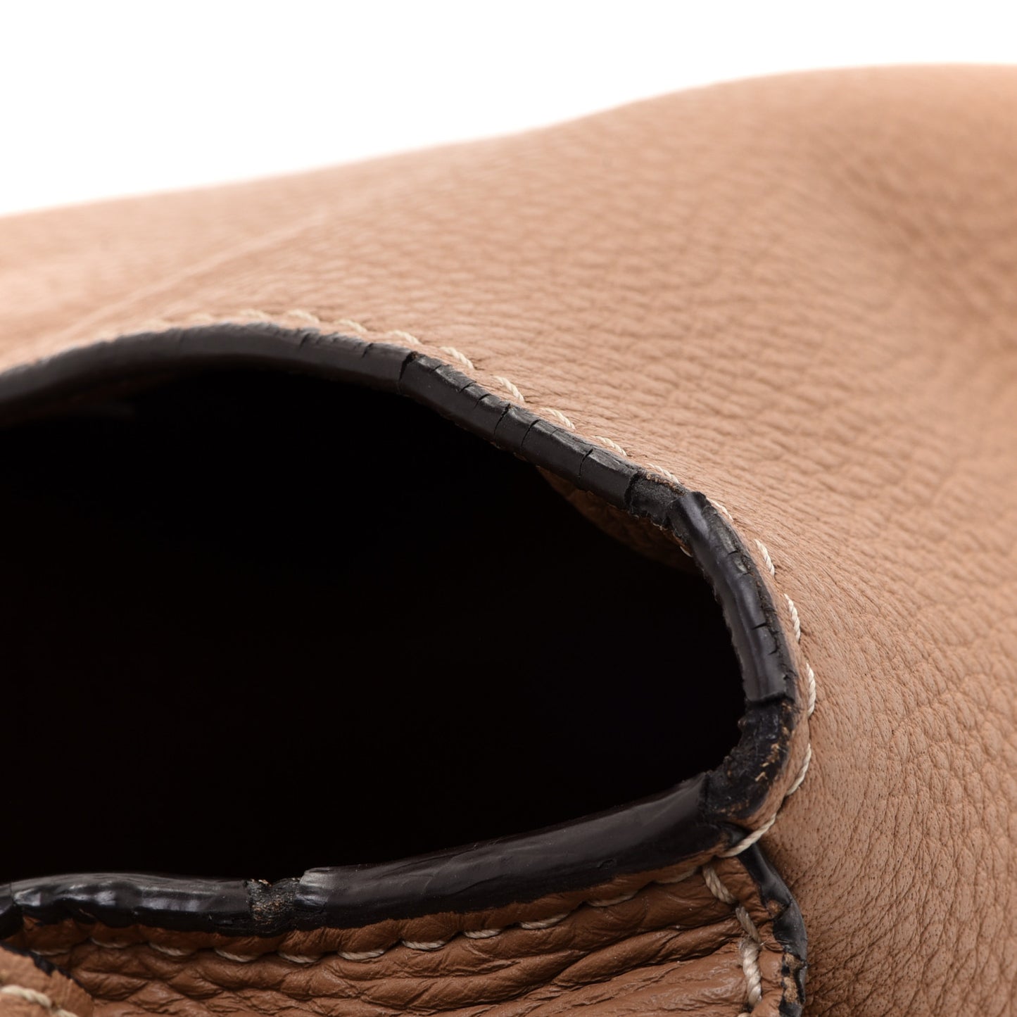 Calfskin Medium Marcie Round Crossbody Bag Nut