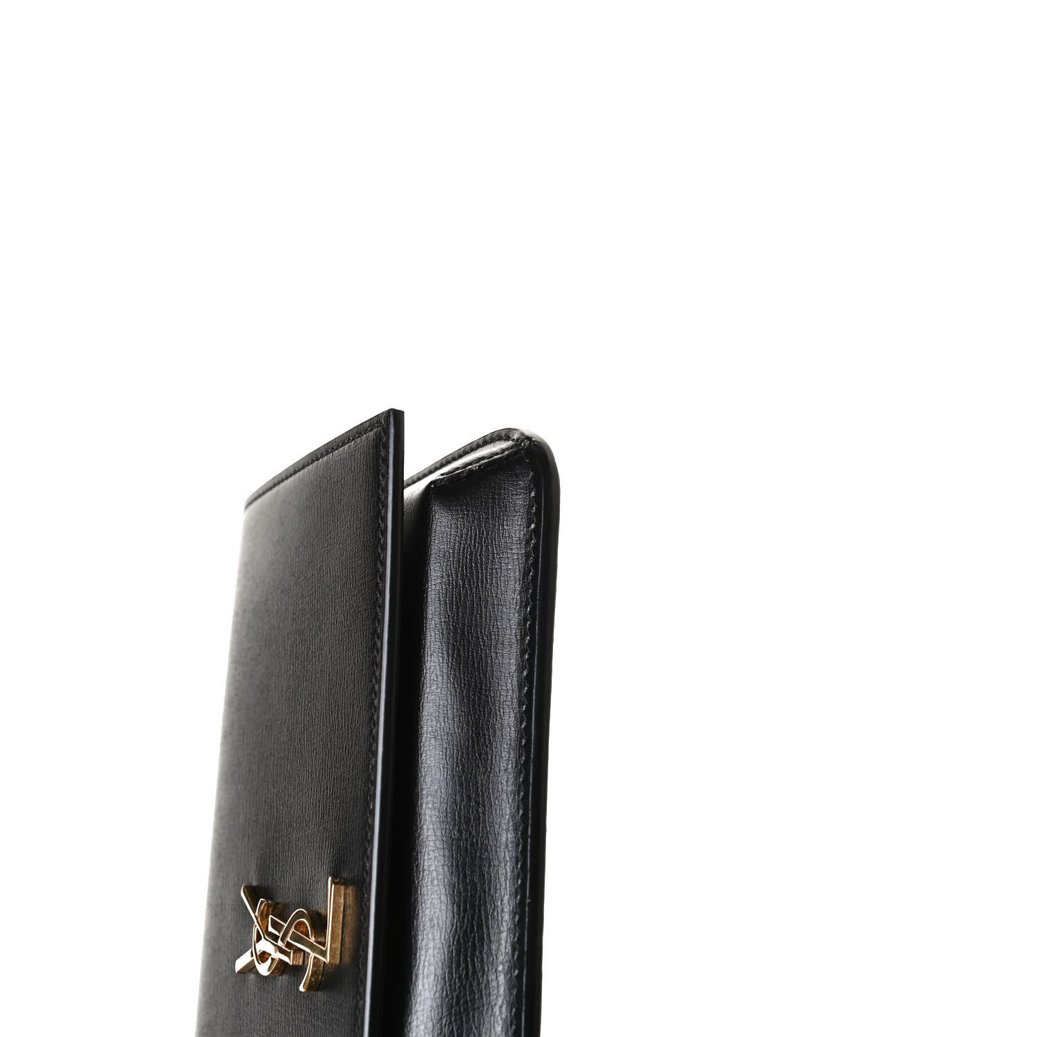 Saint Laurent Smooth Calfskin Monogram Phone Holder Crossbody Black 10 of 13