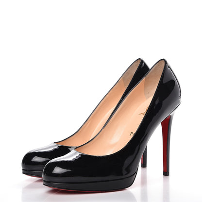 Christian Louboutin Patent New Simple 120 Pumps 39.5 Black 3 of 13