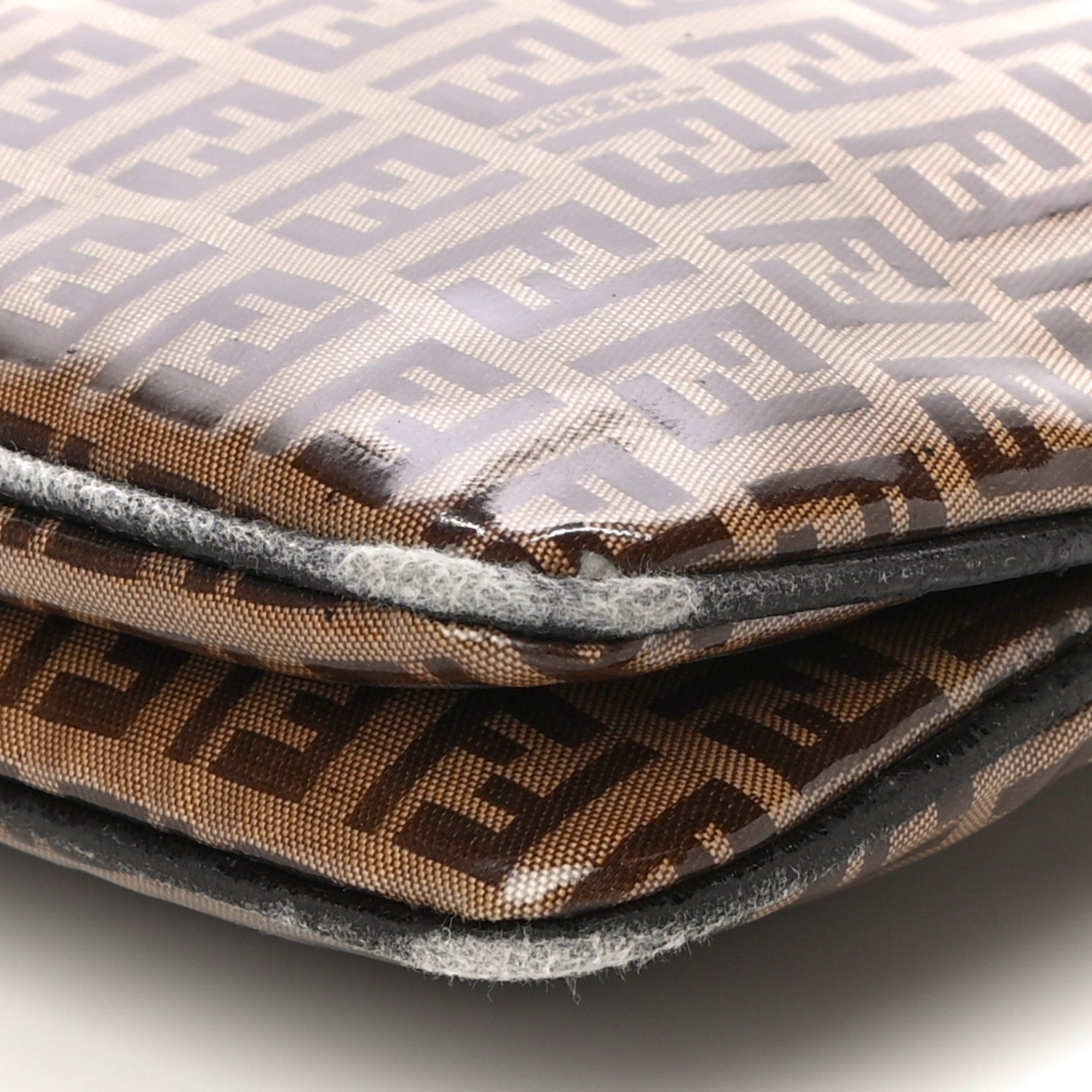 Fendi Vinyl Zucchino Baguette Tobacco 11 of 16