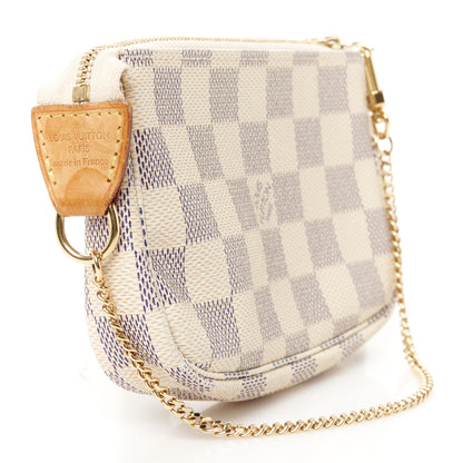 Louis Vuitton Damier Azur Mini Pochette Accessories 3 of 10