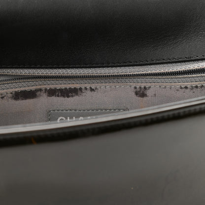 Chanel Patent Quilted Medium Coco Boy Flap Dark Green 10 of 10