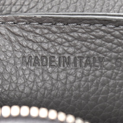 Balenciaga Grained Calfskin Neo Classic Silver Hardware Nano City Crossbody Dark Grey 7 of 11