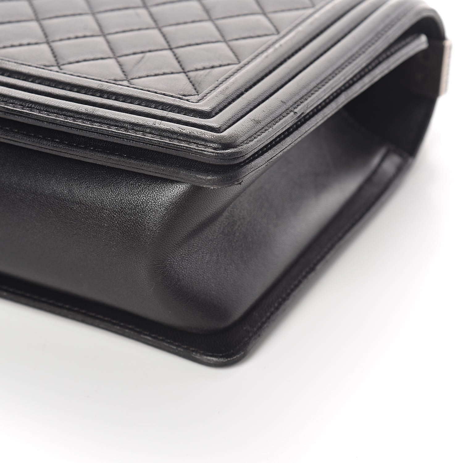 Chanel Lambskin Quilted New Medium Boy Flap Black 9 of 9