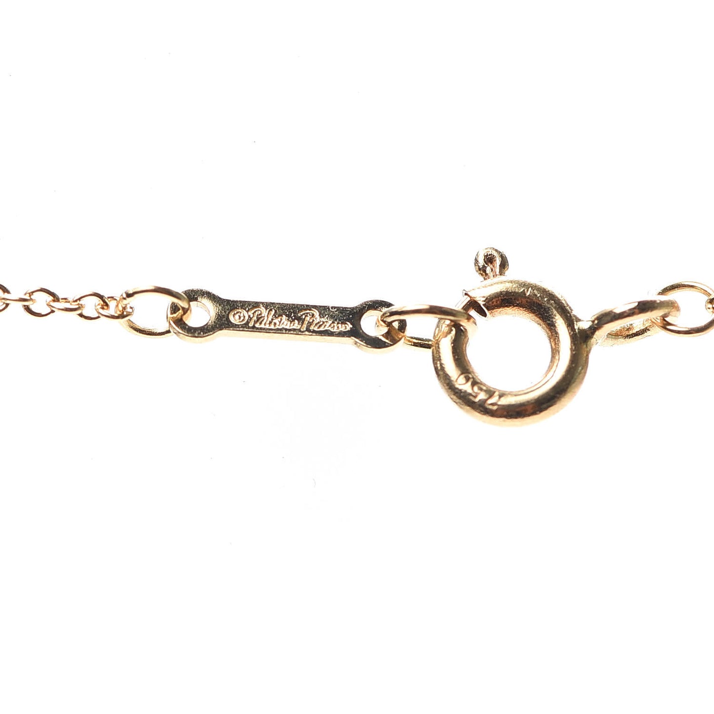 18K Yellow Gold Paloma Picasso Dove Pendant Necklace