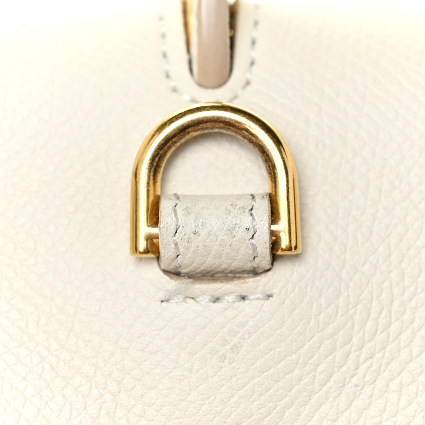 Grained Calfskin Micro Belt Bag Linen