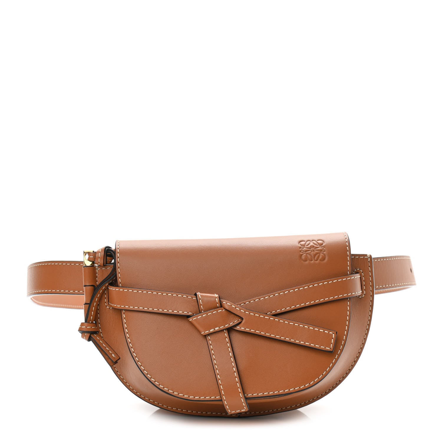Loewe Calfskin Mini Gate Belt Bag Tan 1 of 10