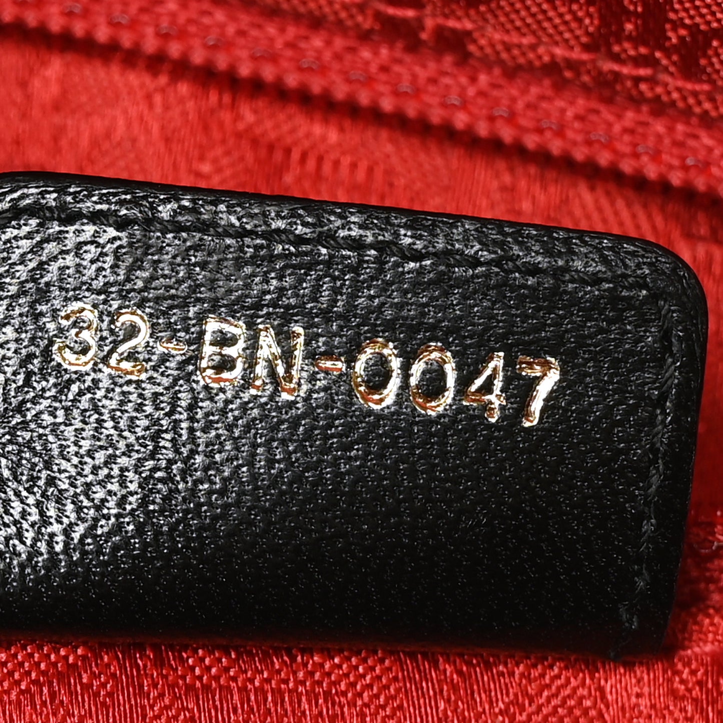 Lambskin Cannage Large Lady Dior Black