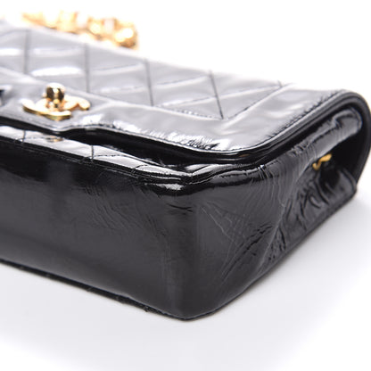 Chanel Patent Quilted Extra Mini Rectangular Flap Black 12 of 21