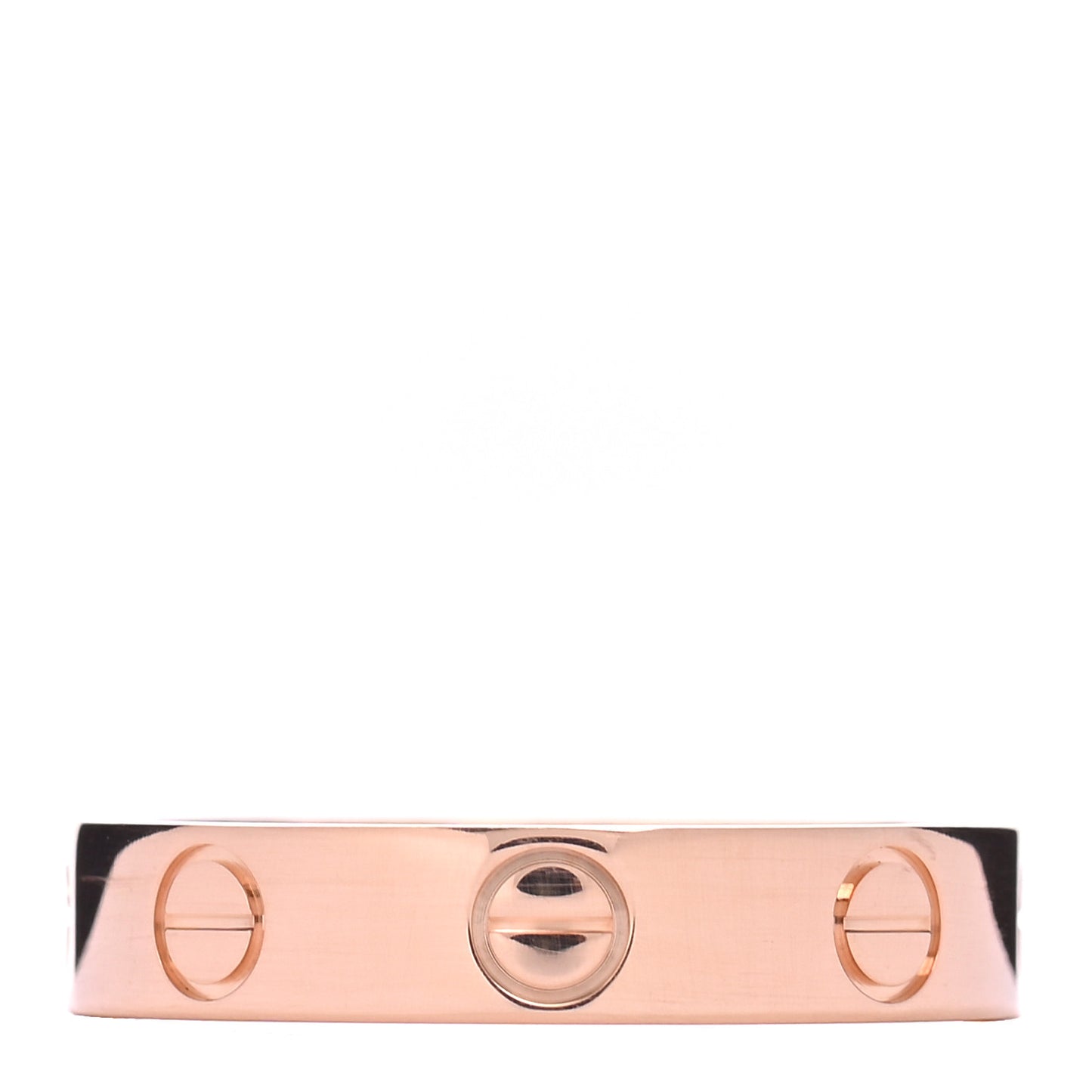18K Pink Gold 3.5mm LOVE Wedding Band Ring 49 5
