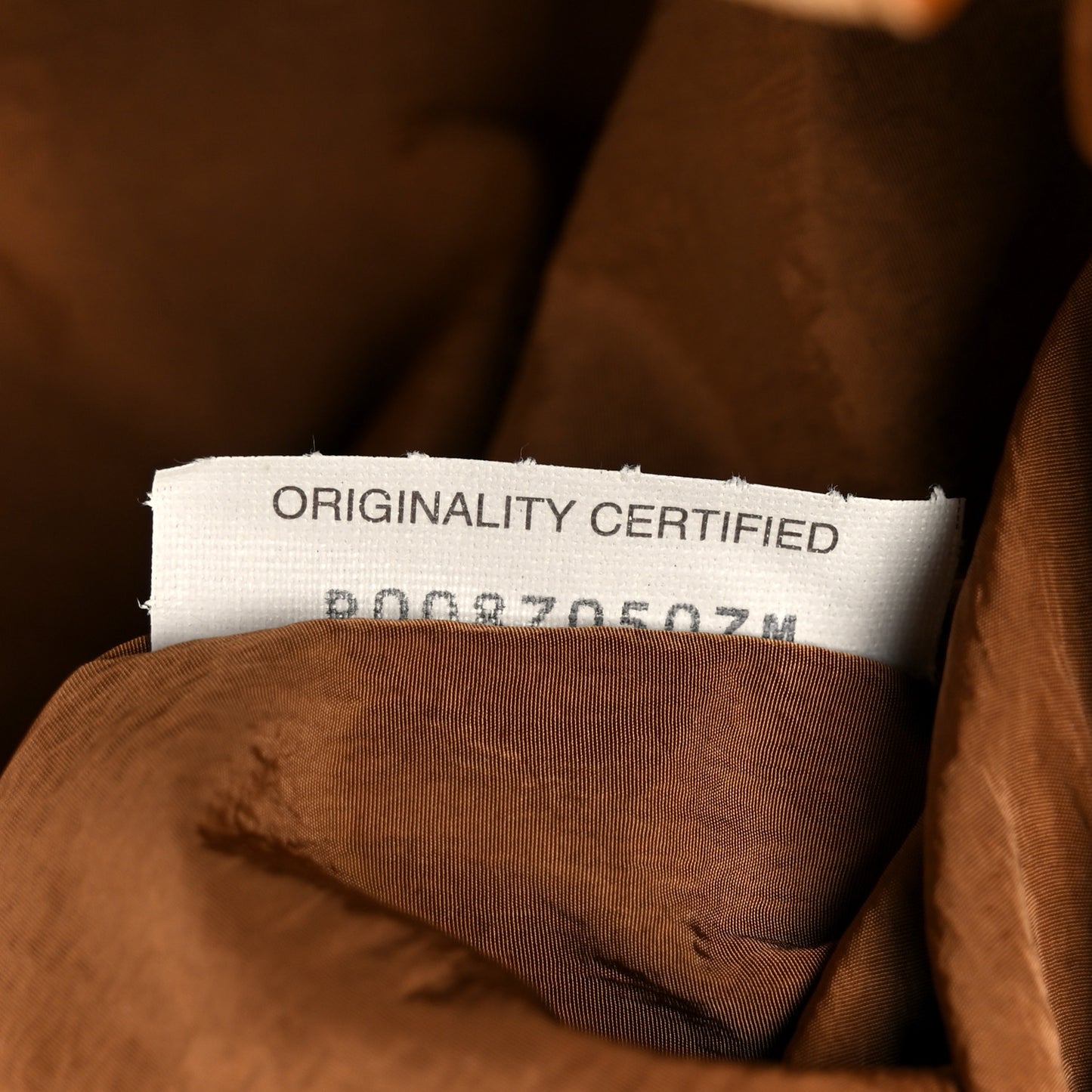 Suede Calfskin Intrecciato Dustbag Brown