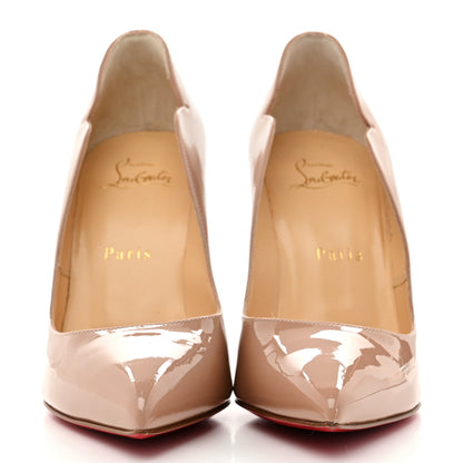 Christian Louboutin Patent After Sun Hot Chick 100 Pumps 36.5 Nude 3 of 9