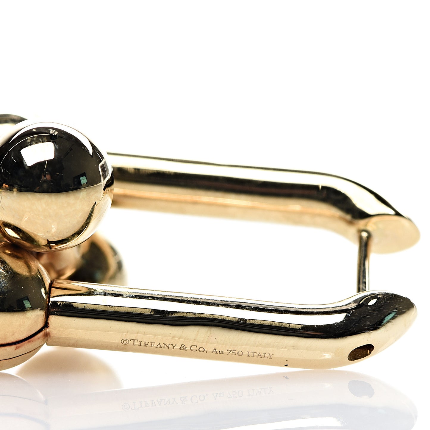 18K Yellow Gold Extra Large HardWear Link Earrings