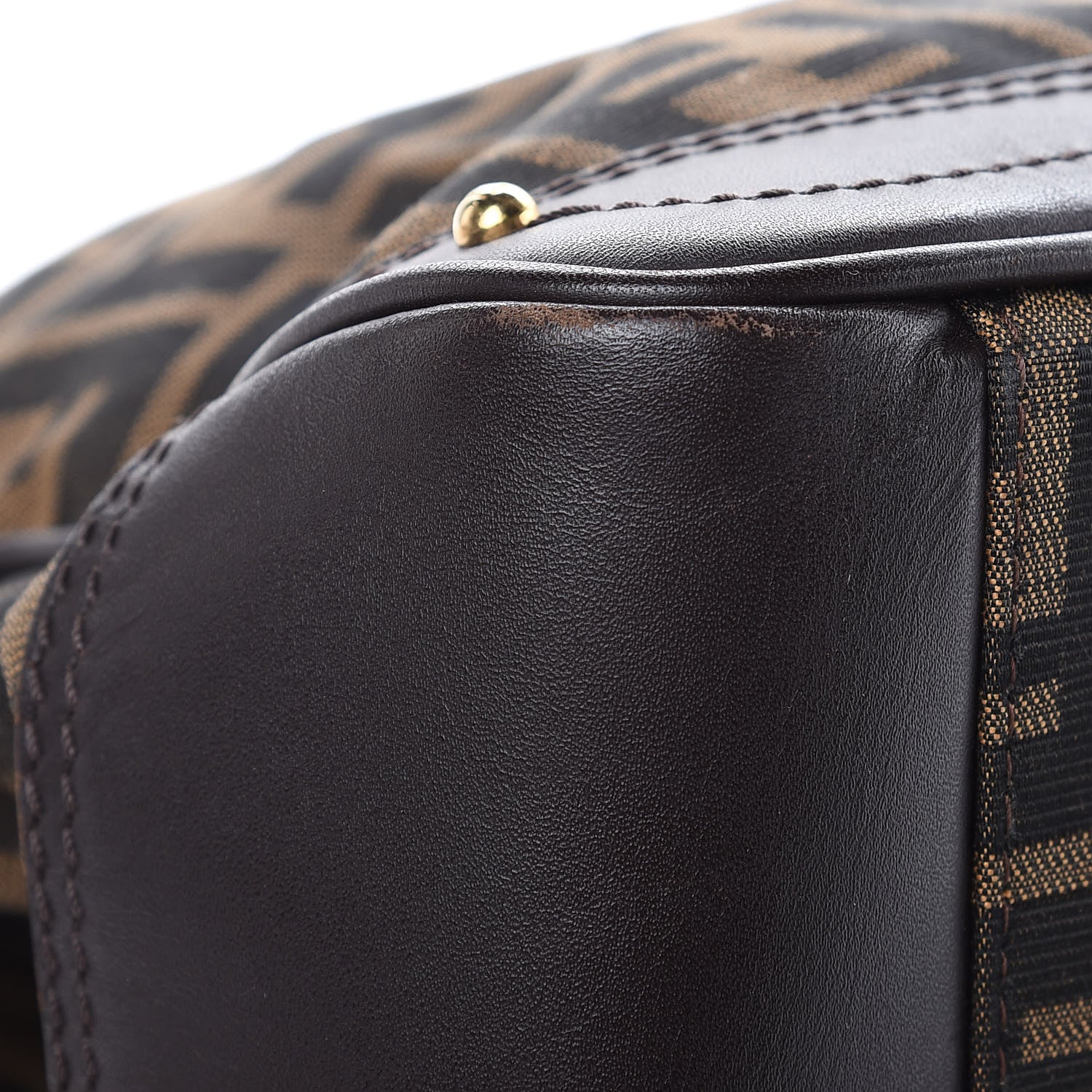 Fendi Zucca Satchel Tobacco 12 of 22