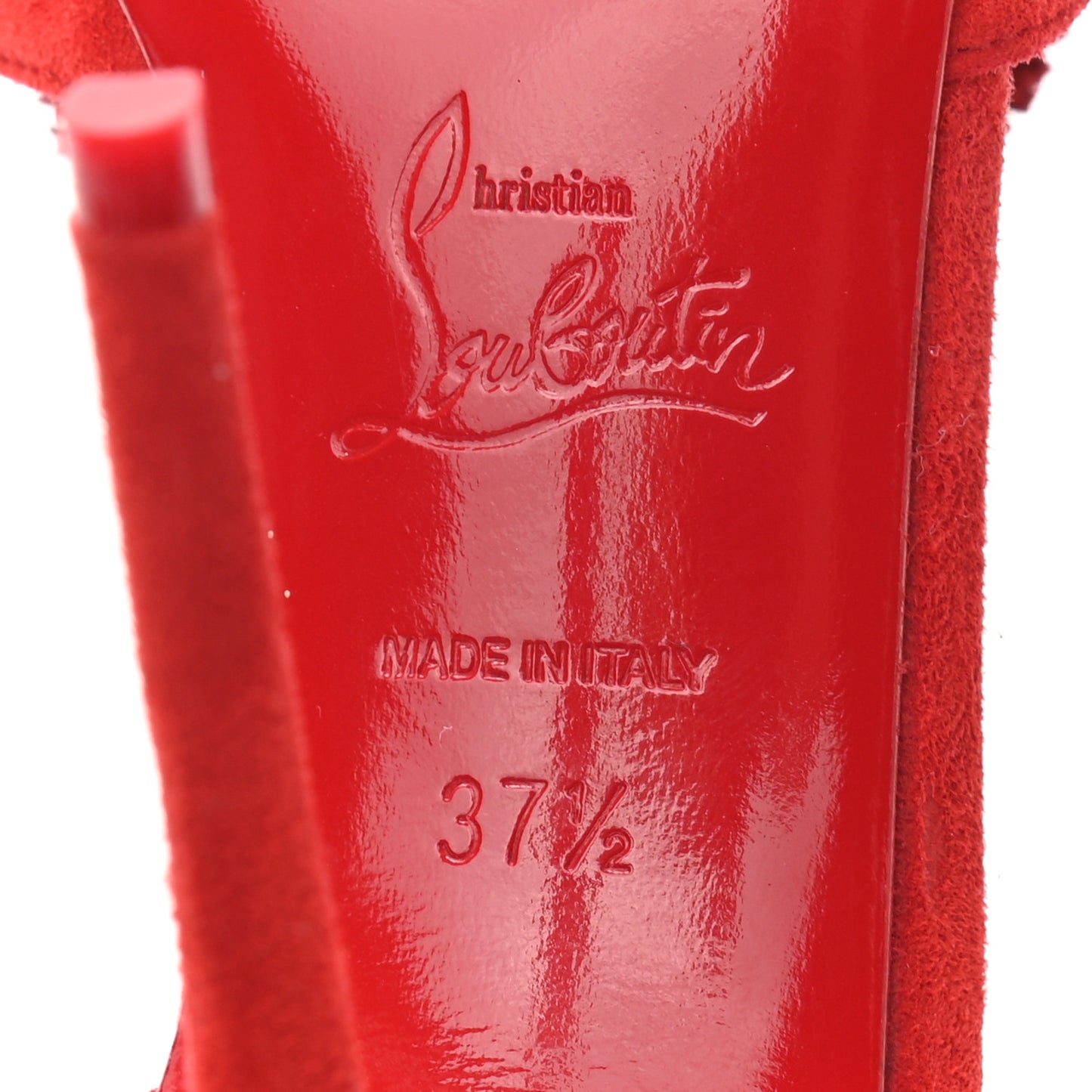 Veau Velours Tsarou 100 Pumps 37.5 Flamenco
