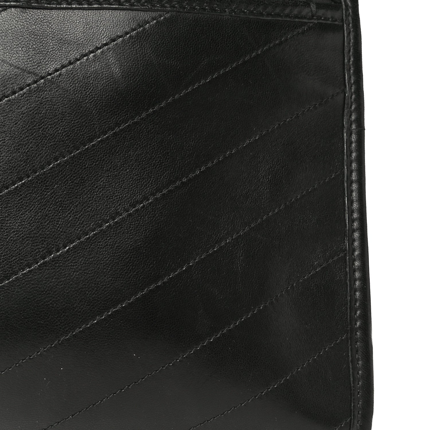 Saint Laurent Lambskin Matelasse Monogram Medium Niki Chain Satchel Black 26 of 33