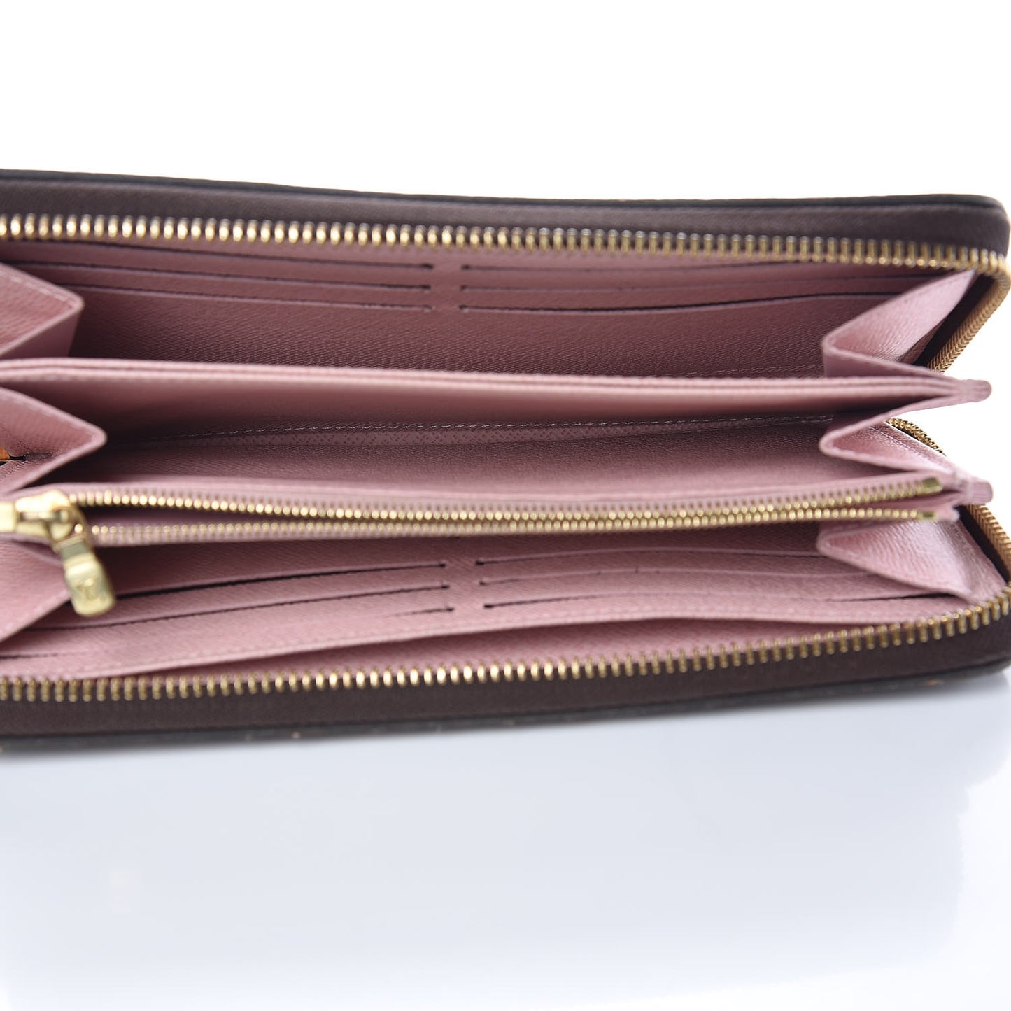 Monogram Zippy Wallet Rose Ballerine