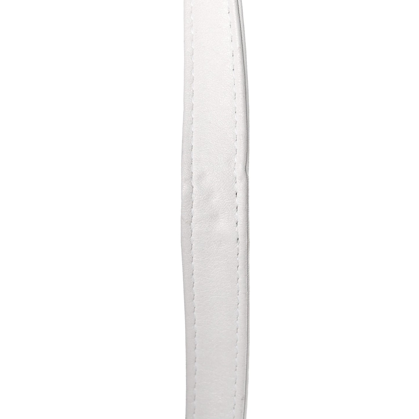 Lambskin Studded Cannage Medium Lady Dior White