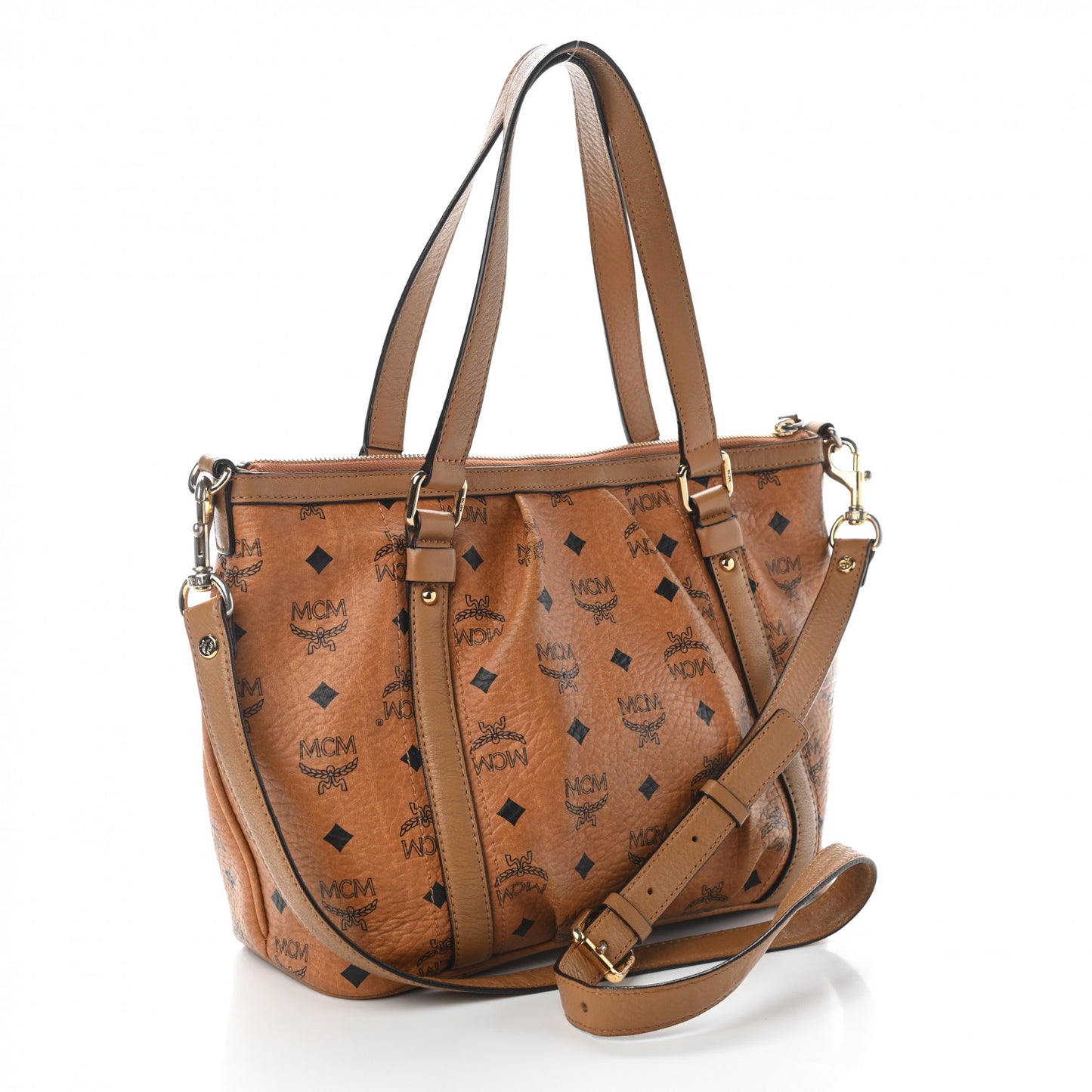 Visetos Essentials Shopper Tote Cognac