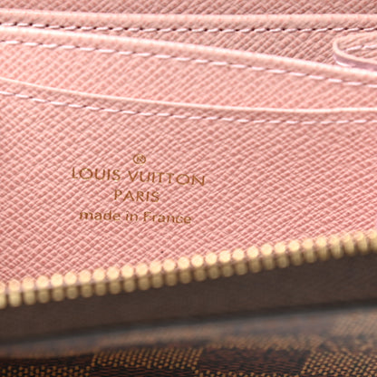 Louis Vuitton Damier Ebene Zippy Coin Purse Rose Ballerine 6 of 7