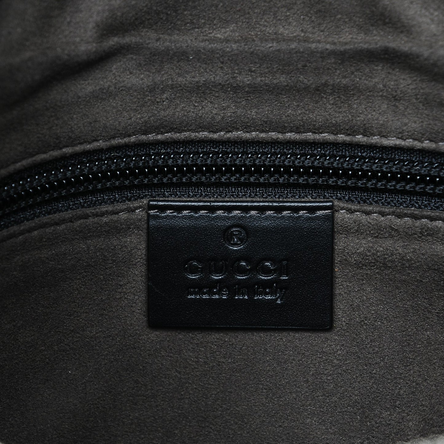 Guccissima Signature Medium Flat Messenger Bag Black