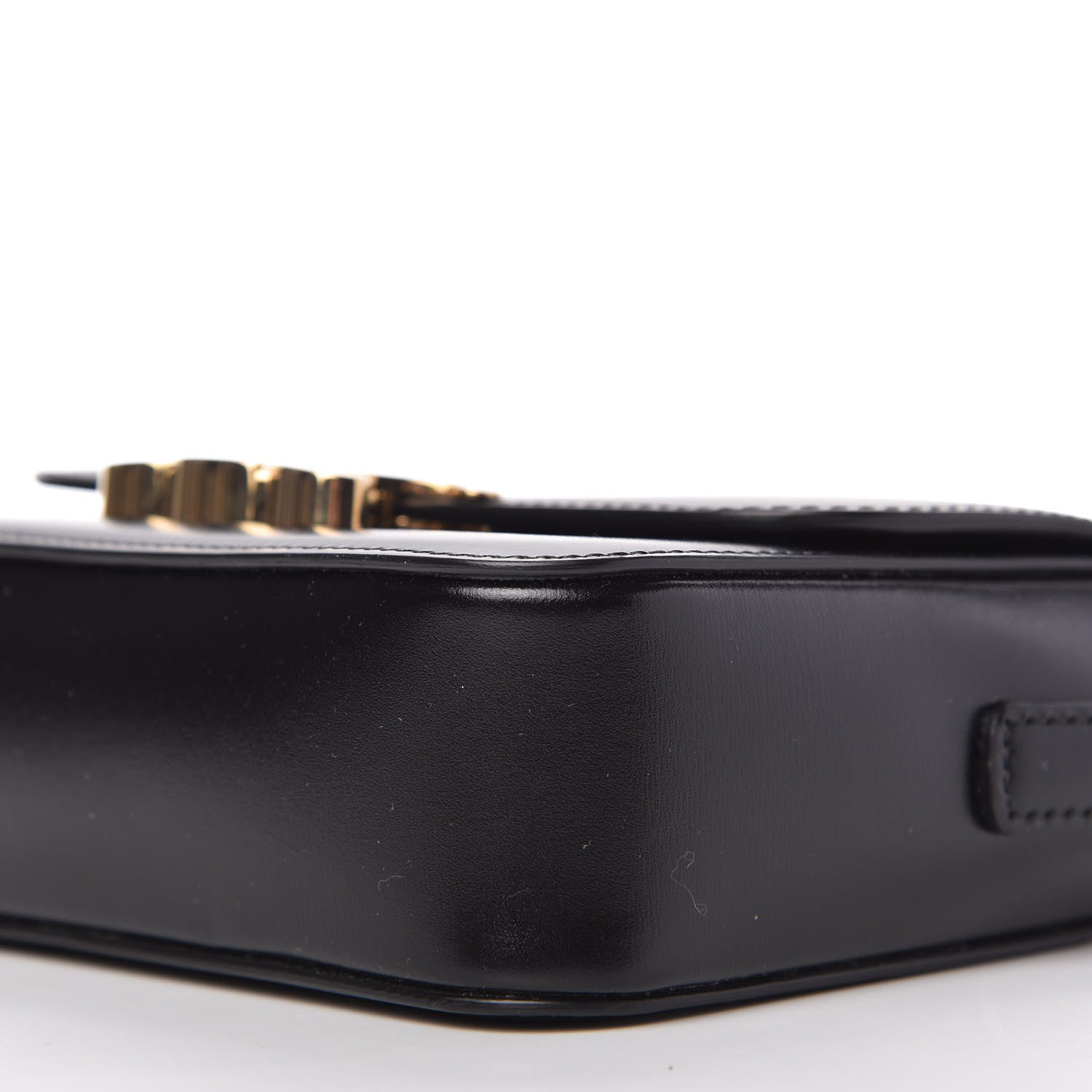 Celine Shiny Calfskin Nano Triomphe Black 7 of 10