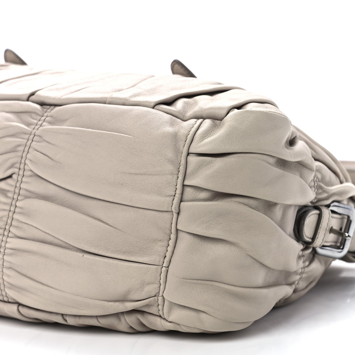 Prada Nappa Gaufre Shopping Satchel Pomice 12 of 12