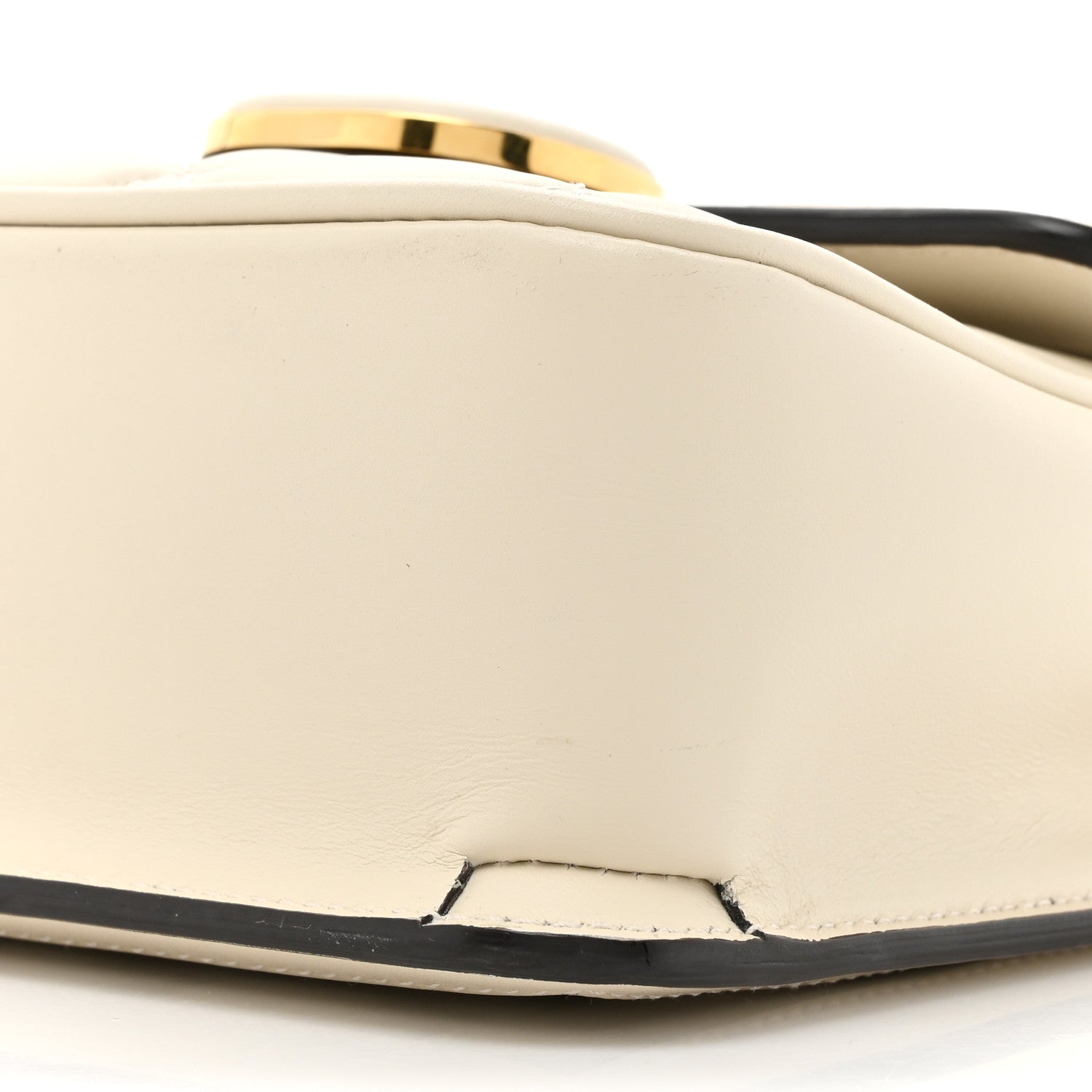 Gucci Calfskin Quilted Small Deco Shoulder Bag Mystic White 9 of 14