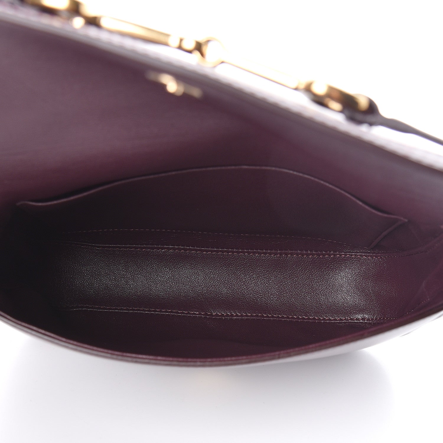Celine Satinated Calfskin Medium Crecy Bag Burgundy 5 of 10