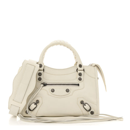 Balenciaga Agneau Classic Hardware Mini City White 1 of 11