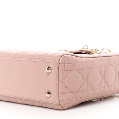 Christian Dior Lambskin Cannage Small My ABCDior Lady Dior Fard 10 of 11