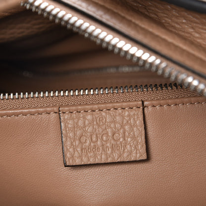 Gucci Cellarius Calfskin Ramble Studded Layered Tote Camelia 7 of 9