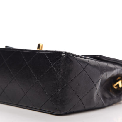Chanel Lambskin Quilted Mini Square Flap Black 7 of 10