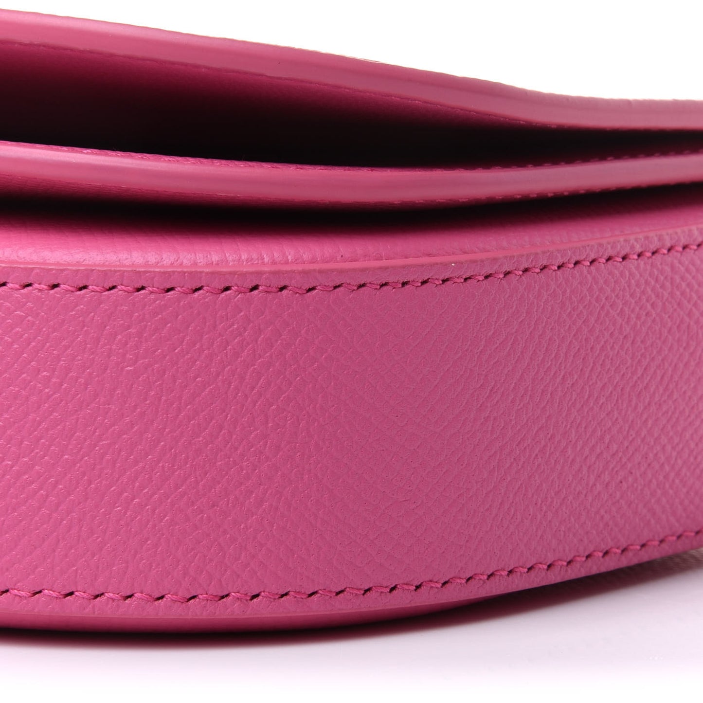 Signature Grained Calfskin Logo Print Ville Day Bag XS Rose Bubblegum Black