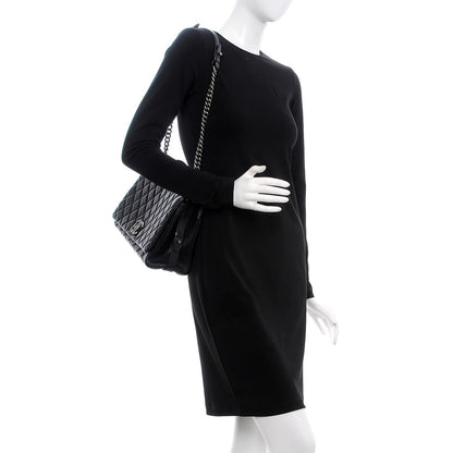 Chanel Goatskin Quilted Large City Rock Flap Black 2 of 8