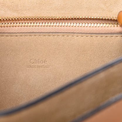 Chloe Suede Calfskin Medium Faye Shoulder Bag Mustard Brown 6 of 10