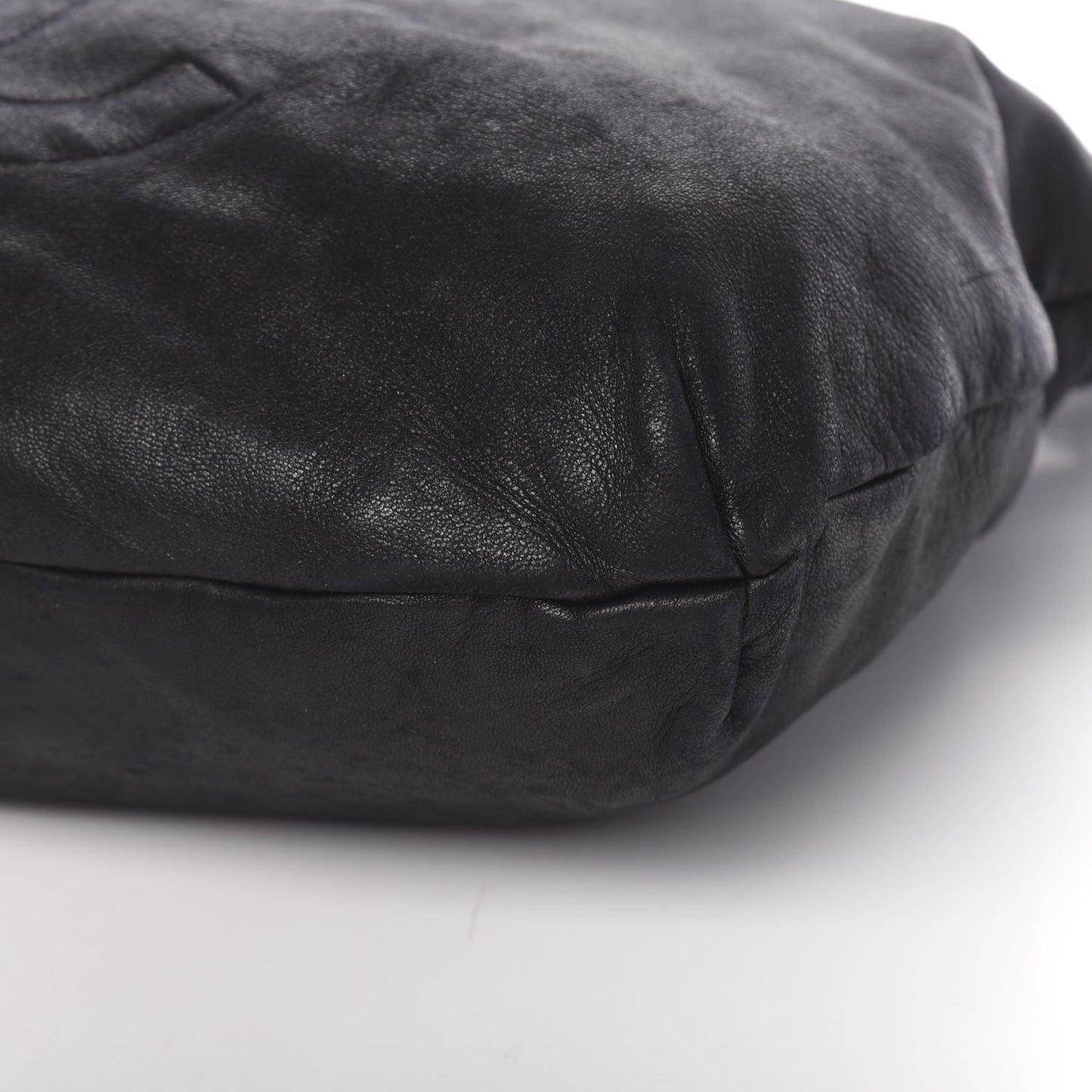 Lambskin Soft and Chain Large Hobo Black