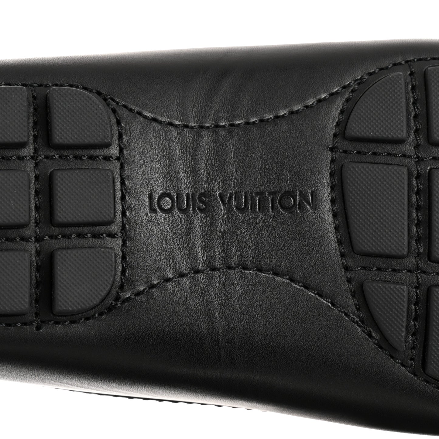 Calfskin Monogram Mens Monte Carlo Mocassin Loafers 8.5 Black