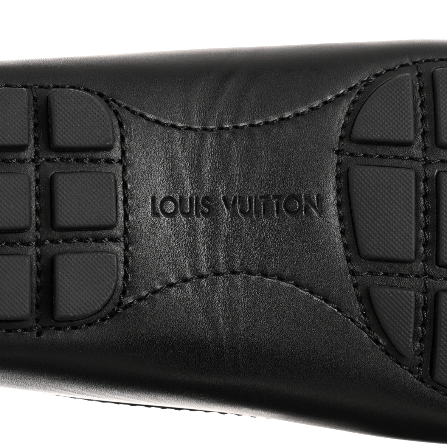 Louis Vuitton Calfskin Monogram Mens Monte Carlo Mocassin Loafers 8.5 Black 8 of 8