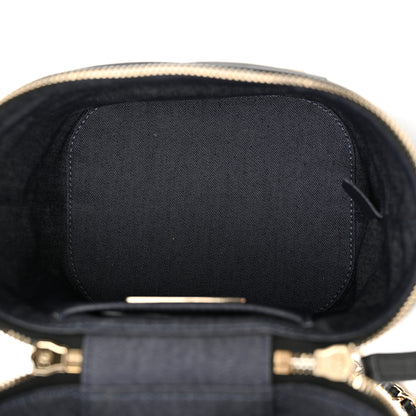 Chanel Lambskin Timeless Vanity Cosmetic Case Black 5 of 10