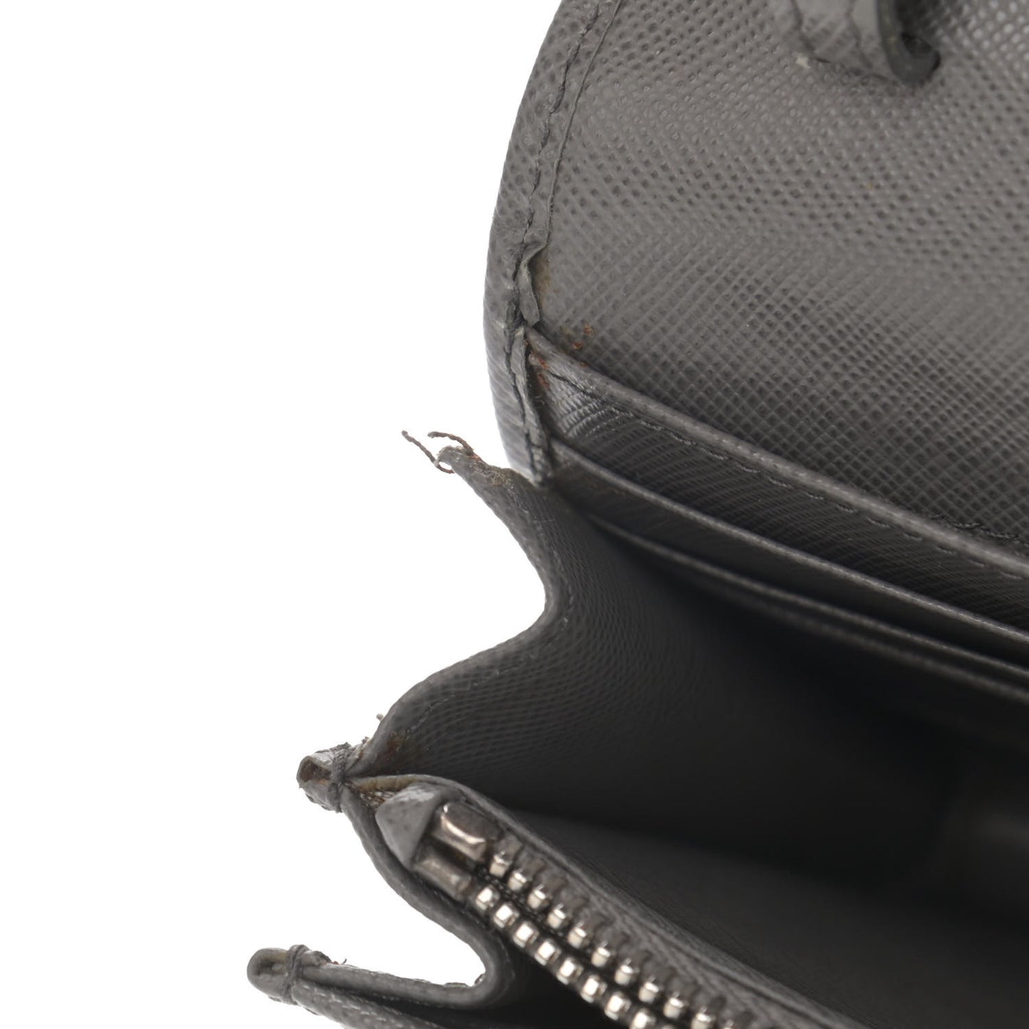 Saffiano Metal Flap Wallet With Strap Marmo