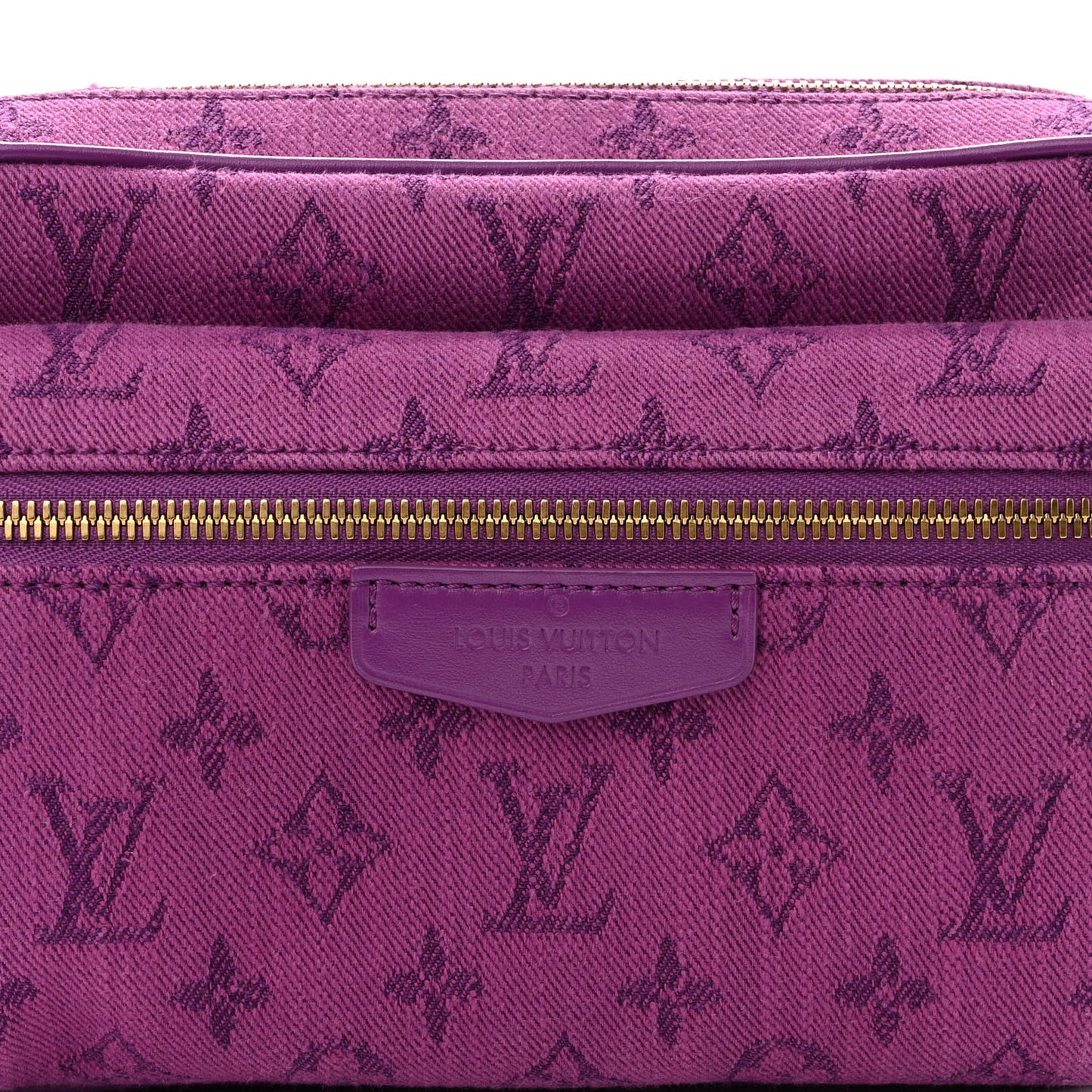 Denim Monogram Outdoor Bumbag Purple