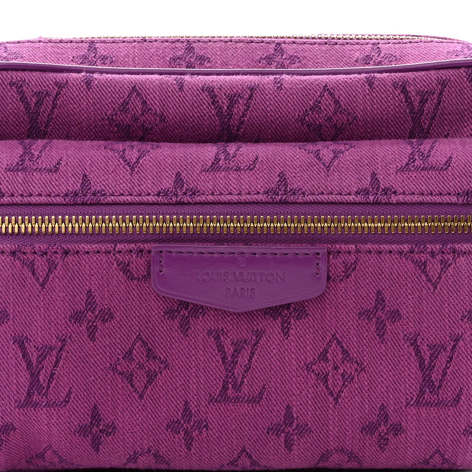 Louis Vuitton Denim Monogram Outdoor Bumbag Purple 6 of 9