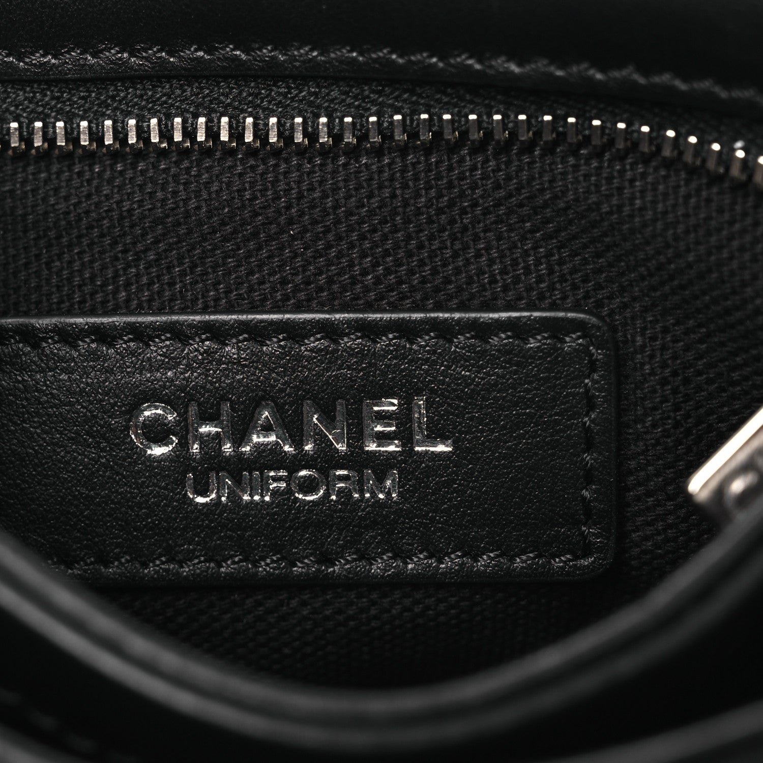 Chanel Lambskin Quilted Crossbody Bag Black 6 of 12