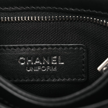 Chanel Lambskin Quilted Crossbody Bag Black 6 of 12