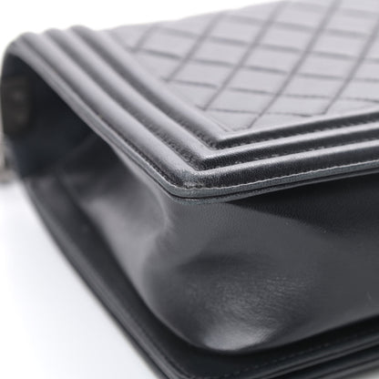 Chanel Lambskin Quilted New Medium Boy Flap Black 12 of 18