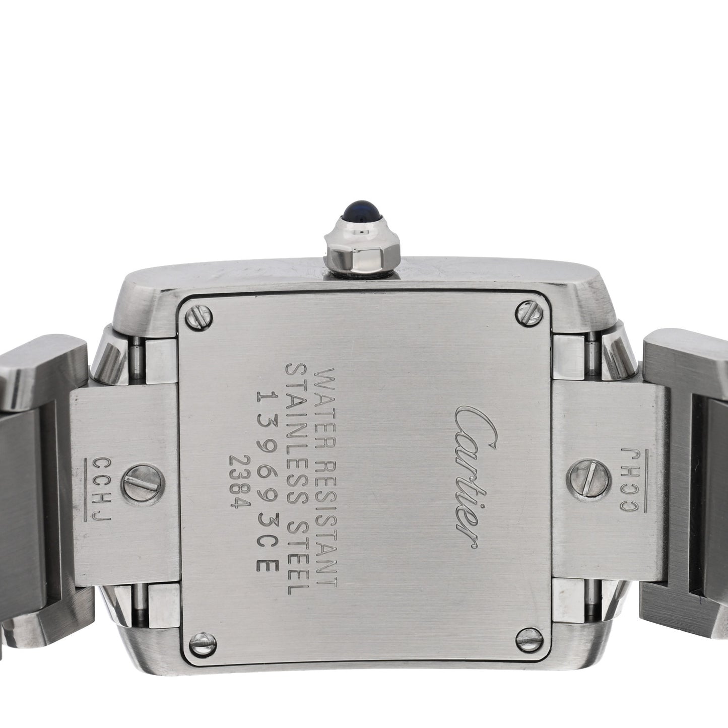 Stainless Steel 20mm Tank Francaise Quartz Watch