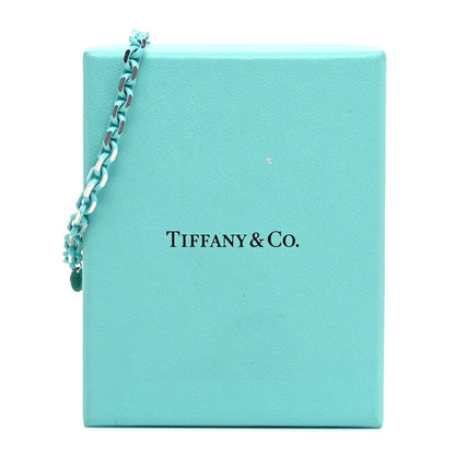 Tiffany Sterling Silver Enamel Link Bracelet Blue 6 of 6